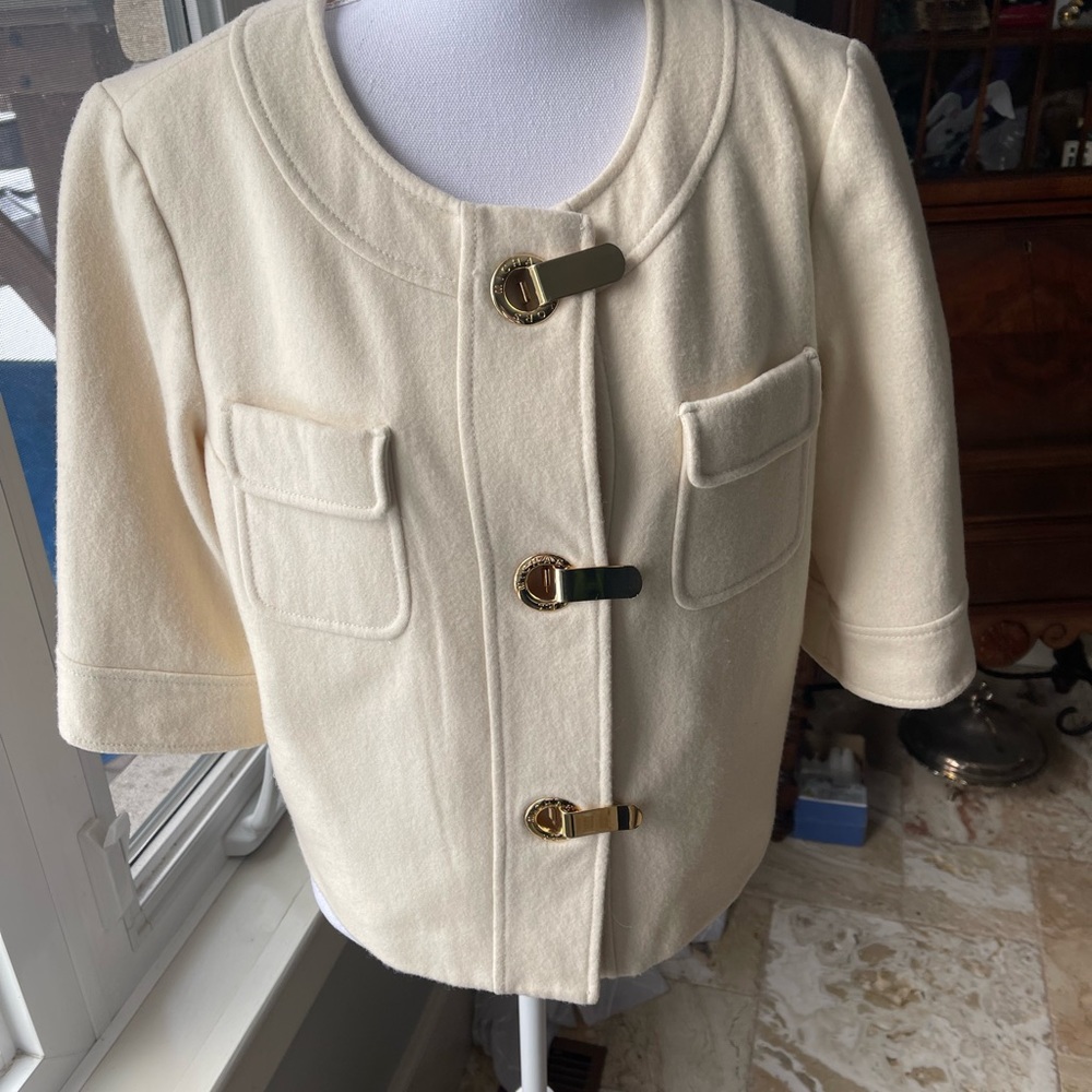 Michale Kors winter white jacket …Size medium , smoke free home